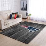 New England Patriots Nfl Area Rugs Football Living Room Carpet Team Logo Wooden Home Rug Regtangle Carpet Floor Decor Home Decor 0