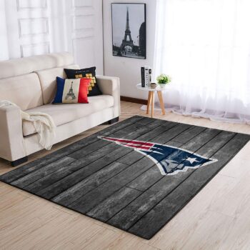 New England Patriots Nfl Area Rugs Football Living Room Carpet Team Logo Wooden Home Rug Regtangle Carpet Floor Decor Home Decor 0