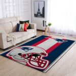 New England Patriots Nfl Area Rugs Team Logo Helmet Living Room Carpet Sports Rug Regtangle Carpet Floor Decor Home Decor 0