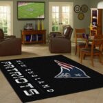 New England Patriots Nfl Team Chrome Nice Gift Area Rug Area Rug Living Room Carpet Rug Regtangle Carpet Floor Decor Home Decor 0