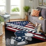 New England Patriots Nfl Team Logo Snoopy Us Style Area Rug Living Room And Bed Room Rug Rug Regtangle Carpet Floor Decor Home Decor 0