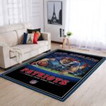 New England Patriots Nfl Team Pride Rectangle Area Rug Area Rug Living Room Carpet Rug Regtangle Carpet Floor Decor Home Decor 0