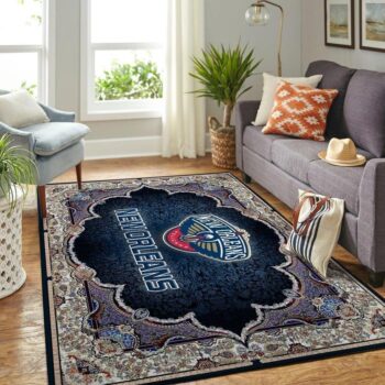 New Orleans Pelicans Area Rug Nba Basketball Team Logo Carpet Living Room Rugs Rug Regtangle Carpet Floor Decor Home Decor V5038 0