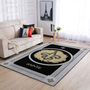 New Orleans Saints Area Rug Living Room Rug Home Decor Nfl Ofd 20030354 0