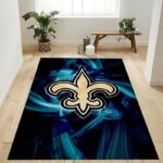 New Orleans Saints Nfl 10 Area Rug Living Room And Bed Room Rug Rug Regtangle Carpet Floor Decor Home Decor 0