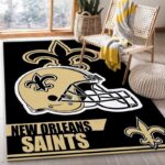 New Orleans Saints Nfl 15 Area Rug Living Room And Bed Room Rug Rug Regtangle Carpet Floor Decor Home Decor 0