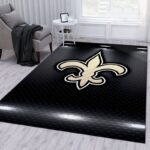 New Orleans Saints Nfl 19 Area Rug Living Room And Bed Room Rug Rug Regtangle Carpet Floor Decor Home Decor 0