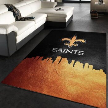 New Orleans Saints Nfl 20 Area Rug Living Room And Bed Room Rug Rug Regtangle Carpet Floor Decor Home Decor 0