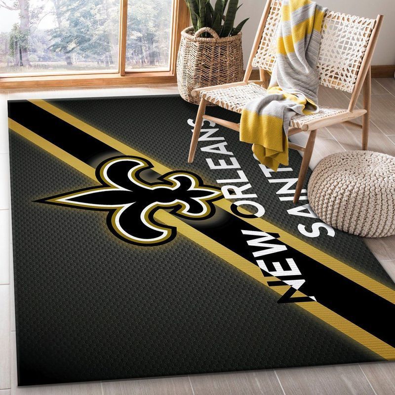 New Orleans Saints Nfl 4 Area Rug Living Room And Bed Room Rug Rug Regtangle Carpet Floor Decor Home Decor 0 New Orleans Saints Nfl 4 Area Rug Living Room And Bed Room Rug Rug Regtangle Carpet Floor Decor Home Decor 0