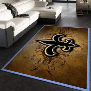New Orleans Saints Nfl 6 Area Rug Living Room And Bed Room Rug Rug Regtangle Carpet Floor Decor Home Decor 0