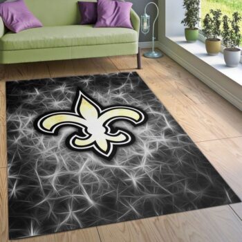 New Orleans Saints Nfl 8 Area Rug Living Room And Bed Room Rug Rug Regtangle Carpet Floor Decor Home Decor 0