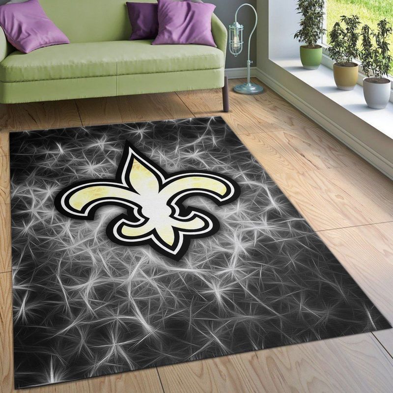 New Orleans Saints Nfl 8 Area Rug Living Room And Bed Room Rug Rug Regtangle Carpet Floor Decor Home Decor 0 New Orleans Saints Nfl 8 Area Rug Living Room And Bed Room Rug Rug Regtangle Carpet Floor Decor Home Decor 0