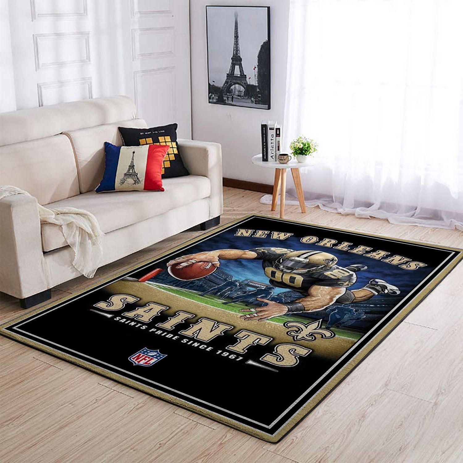 New Orleans Saints Nfl Team Pride Rectangle Area Rug Area Rug Living Room Carpet Rug Regtangle Carpet Floor Decor Home Decor 0 New Orleans Saints Nfl Team Pride Rectangle Area Rug Area Rug Living Room Carpet Rug Regtangle Carpet Floor Decor Home Decor 0