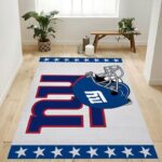 New York Giants Nfl 7 Area Rug Living Room And Bed Room Rug Rug Regtangle Carpet Floor Decor Home Decor 0