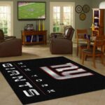 New York Giants Nfl Team Chrome Nice Gift Area Rug Living Room Rug Home Decor 0