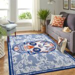 New York Islanders Nhl Area Rugs Skull Flower Style Living Room Carpet Sports Rug Regtangle Carpet Floor Decor Home Decor 0