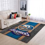 New York Islanders Nhl Area Rugs Team Logo Living Room Carpet Sports Rug Regtangle Carpet Floor Decor Home Decor 0