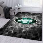 New York Jets Football Rug Bedroom Rug Us Gift Decor Living Room Area Rug Home Decor 0