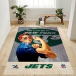 New York Jets Nfl 21 Area Rug Living Room And Bed Room Rug Rug Regtangle Carpet Floor Decor Home Decor 0