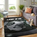 New York Jets Nfl Area Rugs Team Helmet Living Room Carpet Sports Rug Regtangle Carpet Floor Decor Home Decor 0