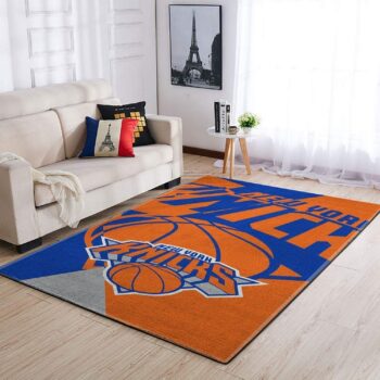 New York Knicks Area Rug Nba Basketball Team Logo Carpet Living Room Rugs Rug Regtangle Carpet Floor Decor Home Decor V2174 0