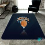 New York Knicks Nba Logo 3d Area Rugs Living Room Carpet Christmas Gift Rug Regtangle Carpet Floor Decor Home Decor 0