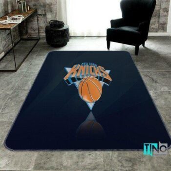New York Knicks Nba Logo 3d Area Rugs Living Room Carpet Christmas Gift Rug Regtangle Carpet Floor Decor Home Decor 0