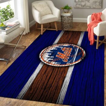 New York Mets Area Rug Mlb Baseball Team Logo Carpet Living Room Rugs Rug Regtangle Carpet Floor Decor Home Decor V3966 0