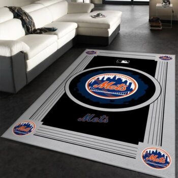 New York Mets Mlb 1 Area Rug Living Room And Bed Room Rug Rug Regtangle Carpet Floor Decor Home Decor 0