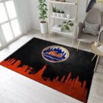 New York Mets Mlb 10 Area Rug Living Room And Bed Room Rug Rug Regtangle Carpet Floor Decor Home Decor 0