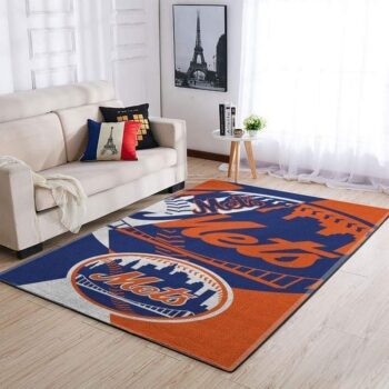 New York Mets Mlb 16 Area Rug Living Room And Bed Room Rug Rug Regtangle Carpet Floor Decor Home Decor 0