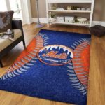 New York Mets Mlb Baseball Area Rug Baseball Rug Regtangle Carpet Floor Decor Home Decor V5088 0