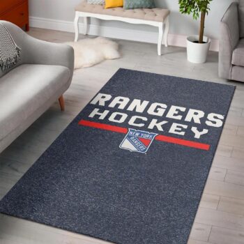 New York Rangers Area Rug Nhl Ice Hockey Team Logo Carpet Living Room Rugs Rug Regtangle Carpet Floor Decor Home Decor V5043 0