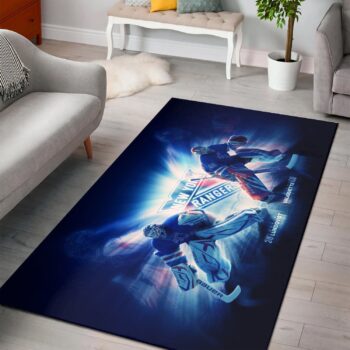New York Rangers Area Rug Nhl Ice Hockey Team Logo Carpet Living Room Rugs Rug Regtangle Carpet Floor Decor Home Decor V5044 0