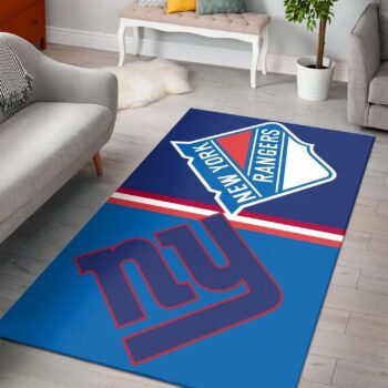 New York Rangers Area Rug Nhl Ice Hockey Team Logo Carpet Living Room Rugs Rug Regtangle Carpet Floor Decor Home Decor V5046 0