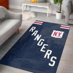 New York Rangers Area Rugs Nhl Hockey Living Room Carpet Team Logo Floor Home Decor 2002203 Rug Regtangle Carpet Floor Decor Home Decor 0