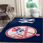 New York Yankees Area Rug Mlb Baseball Team Logo Carpet Living Room Rugs Rug Regtangle Carpet Floor Decor Home Decor V440 0