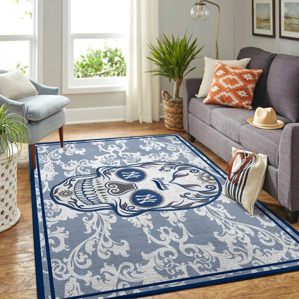 New York Yankees Mlb Area Rugs Team Logo Skull Style Living Room Carpet Sports Rug Regtangle Carpet Floor Decor Home Decor 0 New York Yankees Mlb Area Rugs Team Logo Skull Style Living Room Carpet Sports Rug Regtangle Carpet Floor Decor Home Decor 0