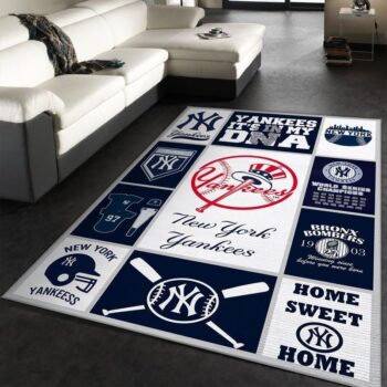 New York Yankees Mlb Baseball 13 Area Rug Living Room And Bed Room Rug Rug Regtangle Carpet Floor Decor Home Decor 0