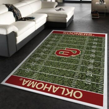 Nfl Football Fans Oklahoma Sooners Home Field Area Rug Living Room And Bed Room Rug Rug Regtangle Carpet Floor Decor Home Decor 0