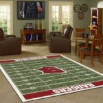 Nfl Football Fans Wisconsin Badgers Home Field Area Rug Football Home Decor Homebeautyus Rug Regtangle Carpet Floor Decor Home Decor 0