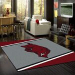 Nfl Football Team Arkansas Razorbacks Rug Area Rug Home Decor Homebeautyus Rug Regtangle Carpet Floor Decor Home Decor 0