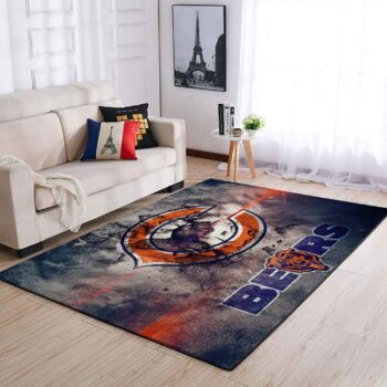 Nfl Football Team Chicago Bears Area Rug Home Decor Homebeautyus Rug Regtangle Carpet Floor Decor Home Decor 0
