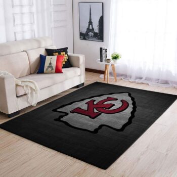 Nfl Team Kansas City Chiefs Area Rug Football Home Decor Homebeautyus Rug Regtangle Carpet Floor Decor Home Decor 0