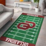 Nfl Team Oklahoma Sooners Home Field Area Rug Sport Home Decor Homebeautyus Rug Regtangle Carpet Floor Decor Home Decor 0