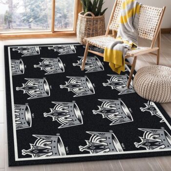 Nhl Repeat Los Angeles Kings Area Rug Living Room And Bed Room Rug Rug Regtangle Carpet Floor Decor Home Decor 0