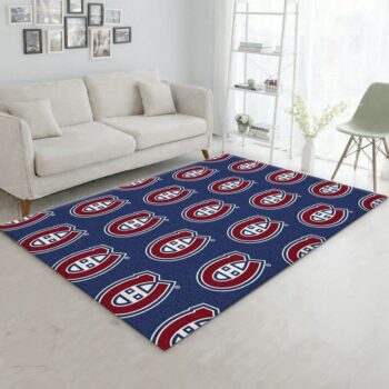 Nhl Repeat Montreal Canadians Area Rug Living Room And Bed Room Rug Rug Regtangle Carpet Floor Decor Home Decor 0