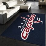 Nhl Spirit Capitals Area Rug Living Room And Bed Room Rug Rug Regtangle Carpet Floor Decor Home Decor 0