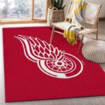 Nhl Spirit Detroit Redwings 1 Area Rug Living Room And Bed Room Rug Rug Regtangle Carpet Floor Decor Home Decor 0