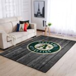 Oakland Athletics Mlb Area Rugs Baseball Living Room Carpet Team Logo Wooden Home Rug Regtangle Carpet Floor Decor Home Decor 0